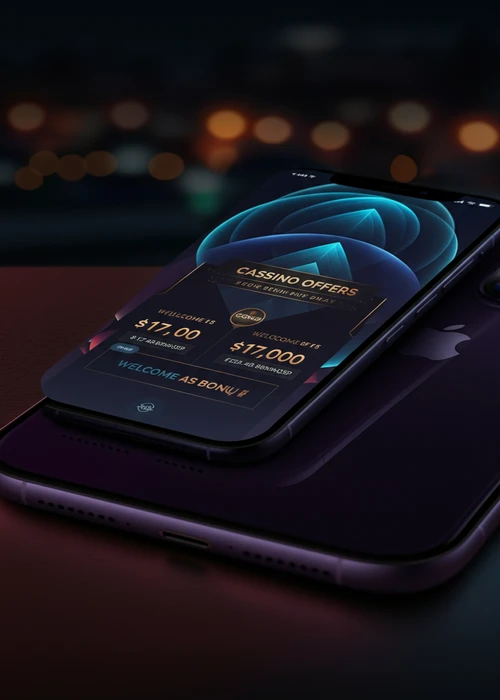 Impressario Casino interface met diverse casinospellen en een welkomstbonus banner, alles toegankelijk op desktop en mobiel